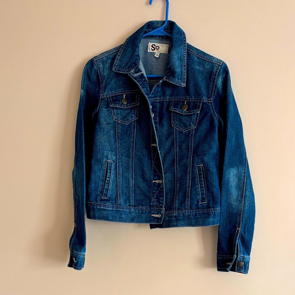 SO Women's Classic Blue Jean Jacket